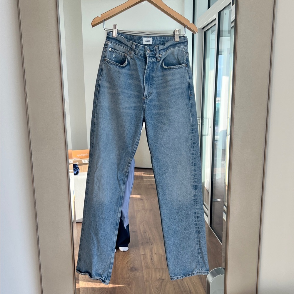 Citizens Of Humanity Light Blue Straight Leg Jeans